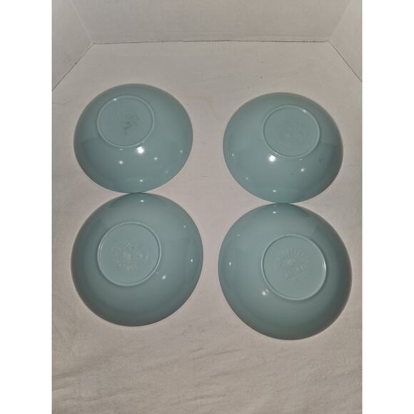 Sun-Valley Melmac Dessert Bowl Aqua Blue Set Of 4 - Picture 2 of 5